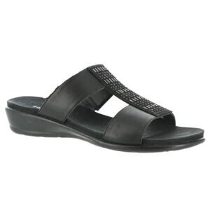 Easy Spirit Black Slide Sandals